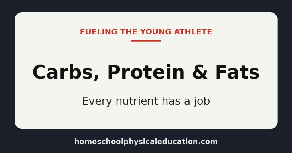 Fueling the Young Athlete: Carbs, Protein, and Healthy&nbsp;Fats